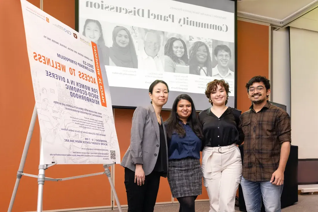 Students at the Lender Center holds a symposium on Addressing women's access to wellness.